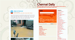 Desktop Screenshot of chennai-daily.blogspot.com