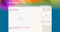 Desktop Screenshot of dunairputih.blogspot.com