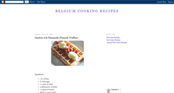 Desktop Screenshot of belgiumcookingrecipes.blogspot.com