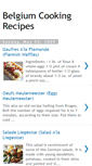Mobile Screenshot of belgiumcookingrecipes.blogspot.com