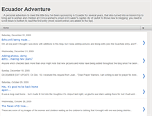 Tablet Screenshot of ecuador-adventure.blogspot.com