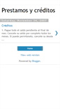 Mobile Screenshot of prestamoscreditos.blogspot.com