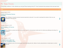 Tablet Screenshot of newpctrick.blogspot.com