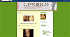 Desktop Screenshot of cuerpoesbelto.blogspot.com