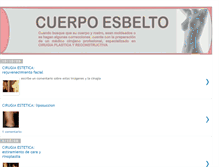 Tablet Screenshot of cuerpoesbelto.blogspot.com