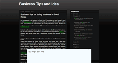 Desktop Screenshot of business-tipsandidea.blogspot.com