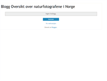 Tablet Screenshot of naturfotofeltbloggen.blogspot.com