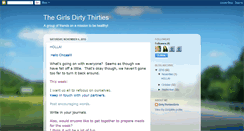 Desktop Screenshot of girlsdirtythirties.blogspot.com