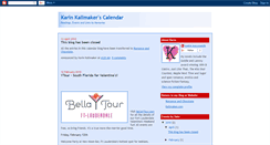 Desktop Screenshot of kallmakercalendar.blogspot.com