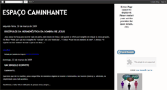 Desktop Screenshot of espacocaminhante.blogspot.com