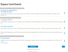 Tablet Screenshot of espacocaminhante.blogspot.com