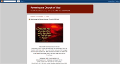 Desktop Screenshot of powerhouseofgod.blogspot.com