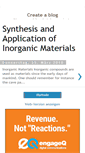 Mobile Screenshot of inorganic-materials.blogspot.com