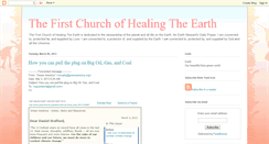 Desktop Screenshot of firstchurchhealingearth.blogspot.com