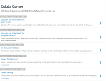 Tablet Screenshot of coldx.blogspot.com