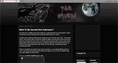 Desktop Screenshot of halloween-raven.blogspot.com