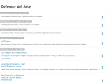Tablet Screenshot of defensordelarte.blogspot.com
