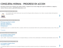 Tablet Screenshot of consejeriahispana.blogspot.com