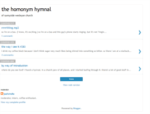 Tablet Screenshot of homonymhymnal.blogspot.com