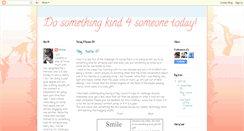 Desktop Screenshot of dosomethingkind4someonetoday.blogspot.com