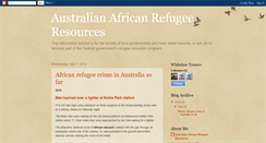 Desktop Screenshot of africanrefugeeresources.blogspot.com