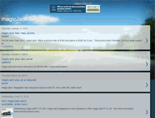 Tablet Screenshot of magicjacksingapore.blogspot.com