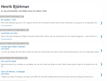 Tablet Screenshot of henrikbjorkman.blogspot.com