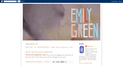 Desktop Screenshot of emilymaygreen.blogspot.com