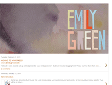 Tablet Screenshot of emilymaygreen.blogspot.com