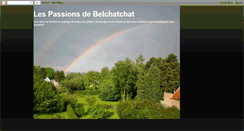 Desktop Screenshot of belchatchatpassion.blogspot.com