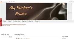 Desktop Screenshot of mykitchenaroma.blogspot.com