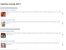 Tablet Screenshot of fashion-trends2011.blogspot.com