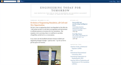Desktop Screenshot of engineeringtodayfortomorrow.blogspot.com