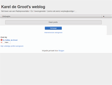 Tablet Screenshot of kareldegroot.blogspot.com