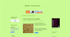 Desktop Screenshot of destylou-trucos-caseros.blogspot.com