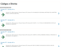 Tablet Screenshot of codigo-codigos-direito.blogspot.com