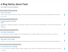 Tablet Screenshot of mainlyaboutfood.blogspot.com