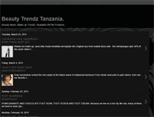 Tablet Screenshot of beautytrendztz.blogspot.com