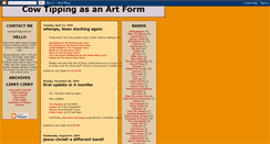 Desktop Screenshot of cowtipping.blogspot.com