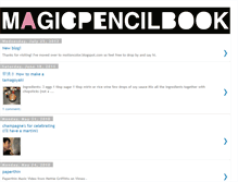 Tablet Screenshot of magicpencilbook.blogspot.com
