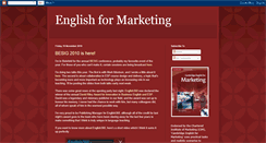 Desktop Screenshot of english4marketing.blogspot.com