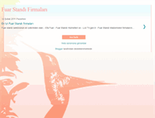 Tablet Screenshot of fuarstandifirmalari.blogspot.com