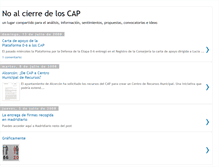Tablet Screenshot of noalcierredeloscap.blogspot.com