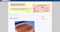 Desktop Screenshot of cakes-de-bonvivant.blogspot.com