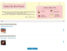 Tablet Screenshot of cakes-de-bonvivant.blogspot.com