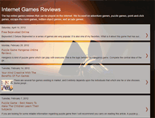 Tablet Screenshot of internetgamesreview.blogspot.com