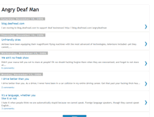 Tablet Screenshot of angrydeafman.blogspot.com