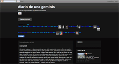 Desktop Screenshot of diariodeunageminis.blogspot.com