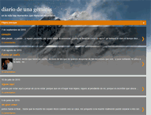 Tablet Screenshot of diariodeunageminis.blogspot.com