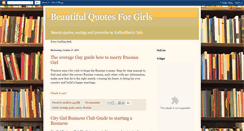 Desktop Screenshot of beautifulquotesforgirls.blogspot.com